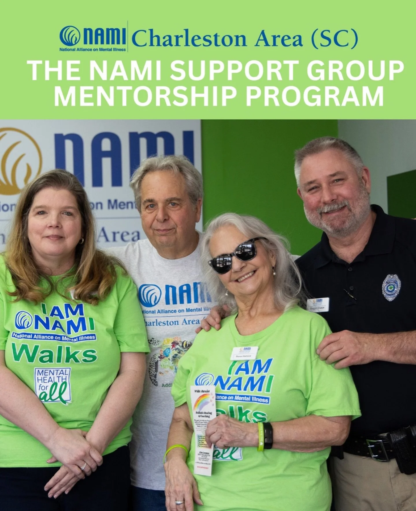 Thinking About Becoming a NAMI Support Group Facilitator? 

Curious about leading a Family Support Group or Connections Group, but not quite ready to commit?

Consider joining the NAMI Mentorship Program!

The Support Group Mentorship Process gives y