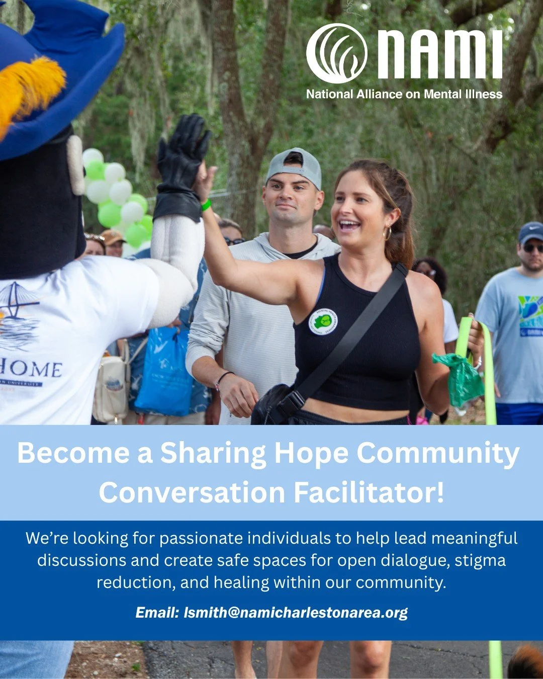 Become a Sharing Hope Community 
Conversation Facilitator!

We&rsquo;re looking for passionate individuals to help lead meaningful discussions and create safe spaces for open dialogue, stigma reduction, and healing within our community.

Email: lsmit