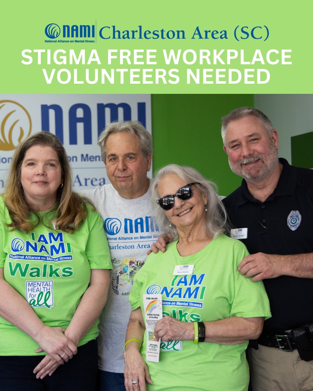 We&rsquo;re laying the groundwork for something important 💚

A Stigma-Free Workplace initiative is in the works, bringing mental health education directly into local businesses.

If you&rsquo;re passionate about advocacy and interested in volunteeri