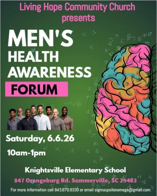 Men&rsquo;s Health Awareness Forum this Saturday! Our very own connections members will be speaking💙🙌🏻

Sign up:
sigmaupsilonomega@gmiail.com