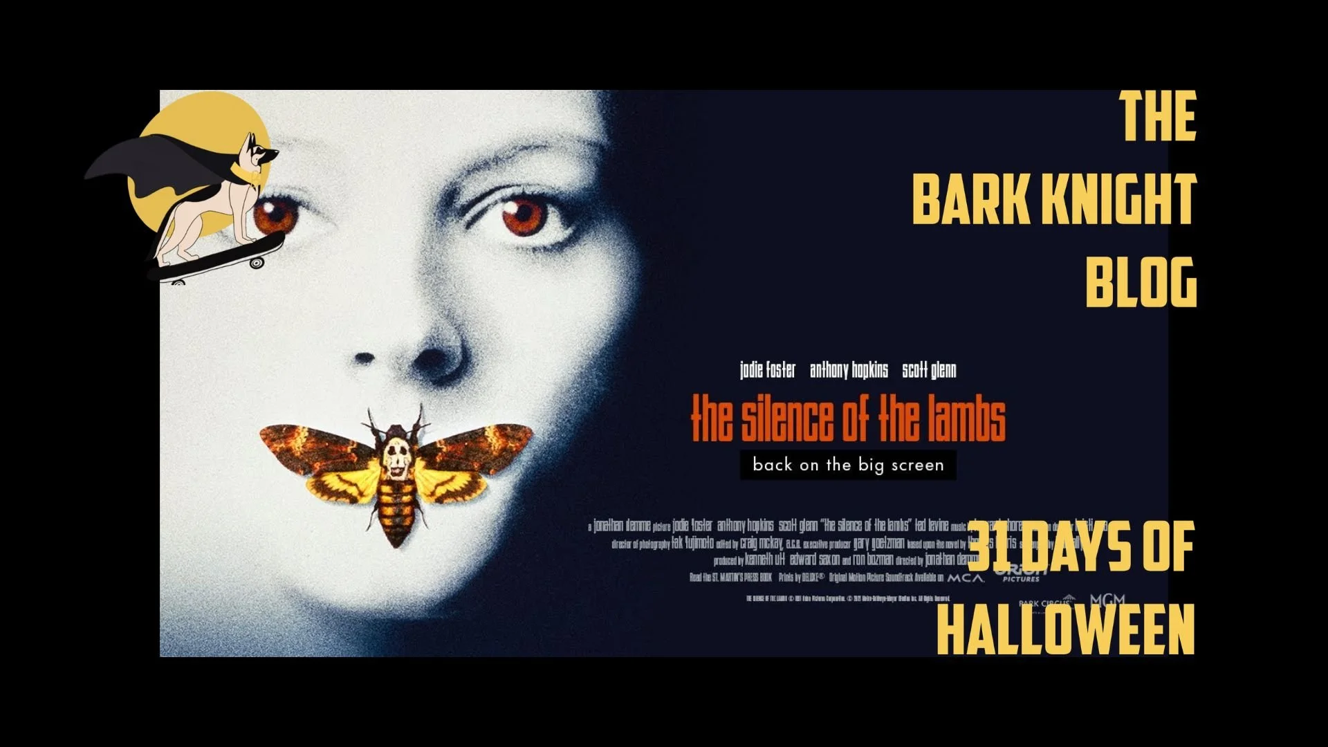 Day 9 - The Silence of the Lambs | 31 Days of Halloween