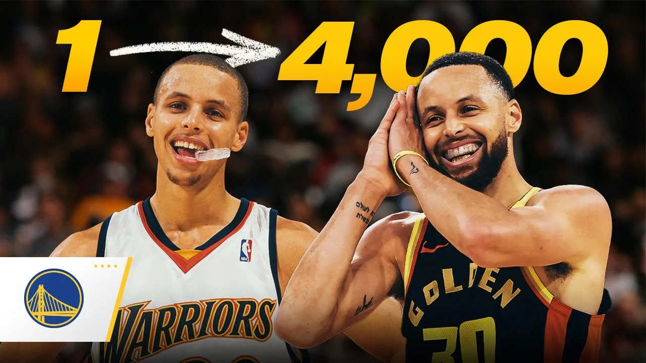 All 4,000 of Stephen Curry's Career 3-Pointers
