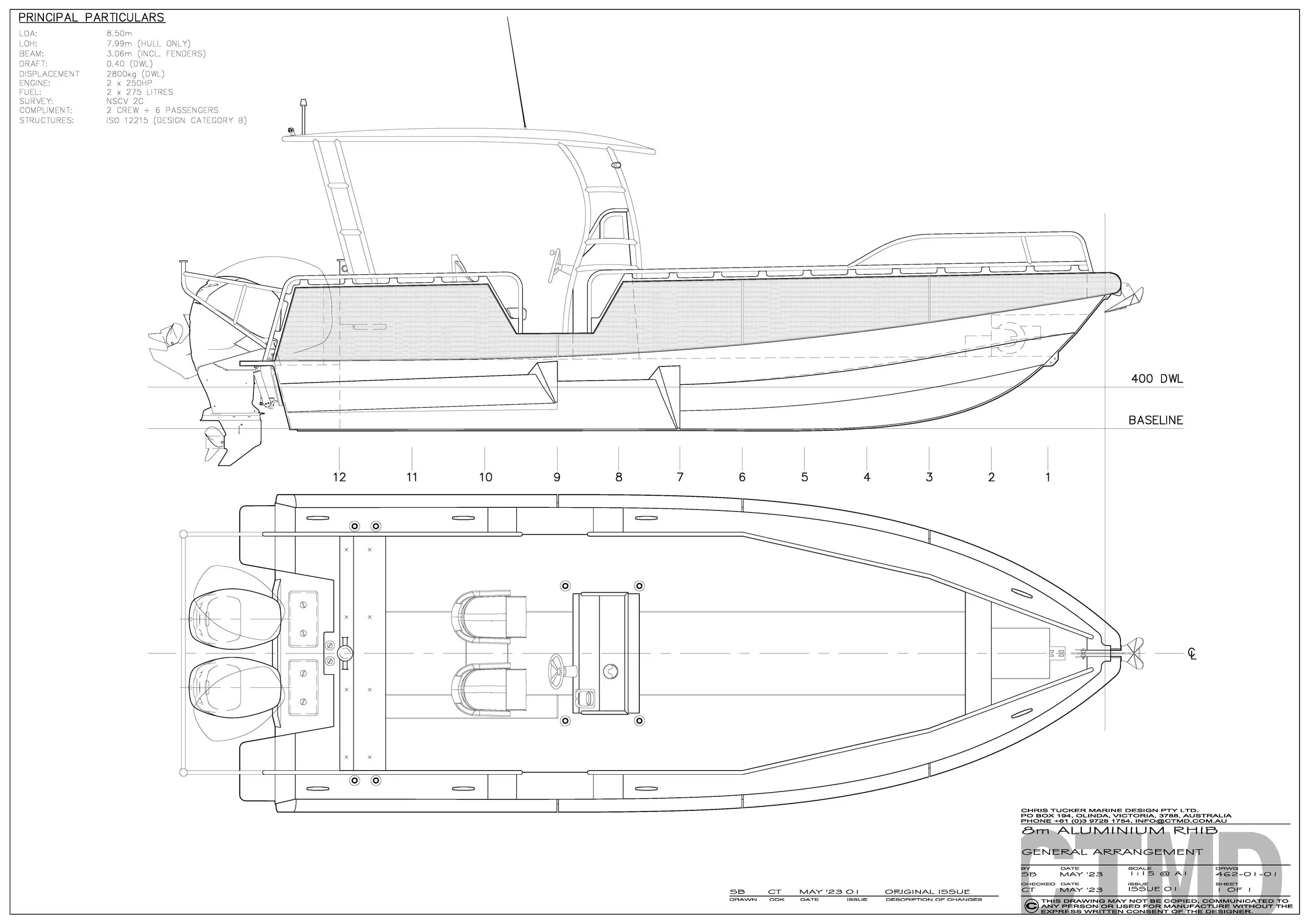 8m RHIB