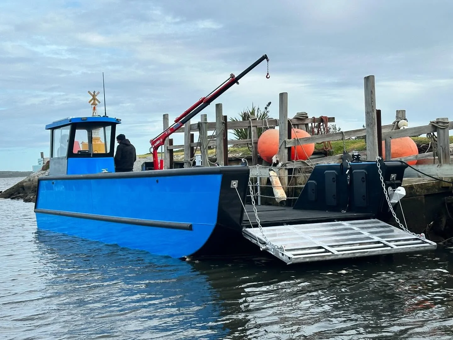 Yesterday was spent in Inverloch where we completed sea trials and stability tests on Alumarine&rsquo;s 10m HDPE multipurpose work boat.  Built on spec, this versatile vessel is now available for immediate sale.

**Benefits of HDPE Construction:**
1.