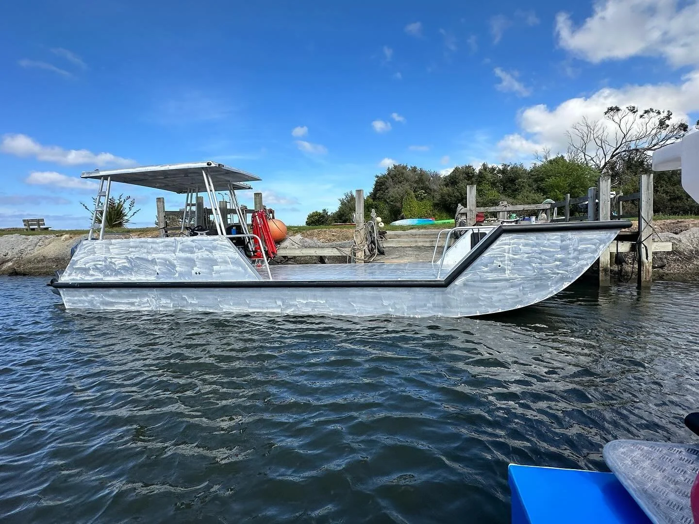 There is something very rewarding about designing workboats.  Having a clear job description and ticking all the boxes!
9.9m
5 tonne payload
Maxilift 110.3 crane
AMSA Ex40 survey

This one is heading off to PNG in a couple of weeks but there is a HDP
