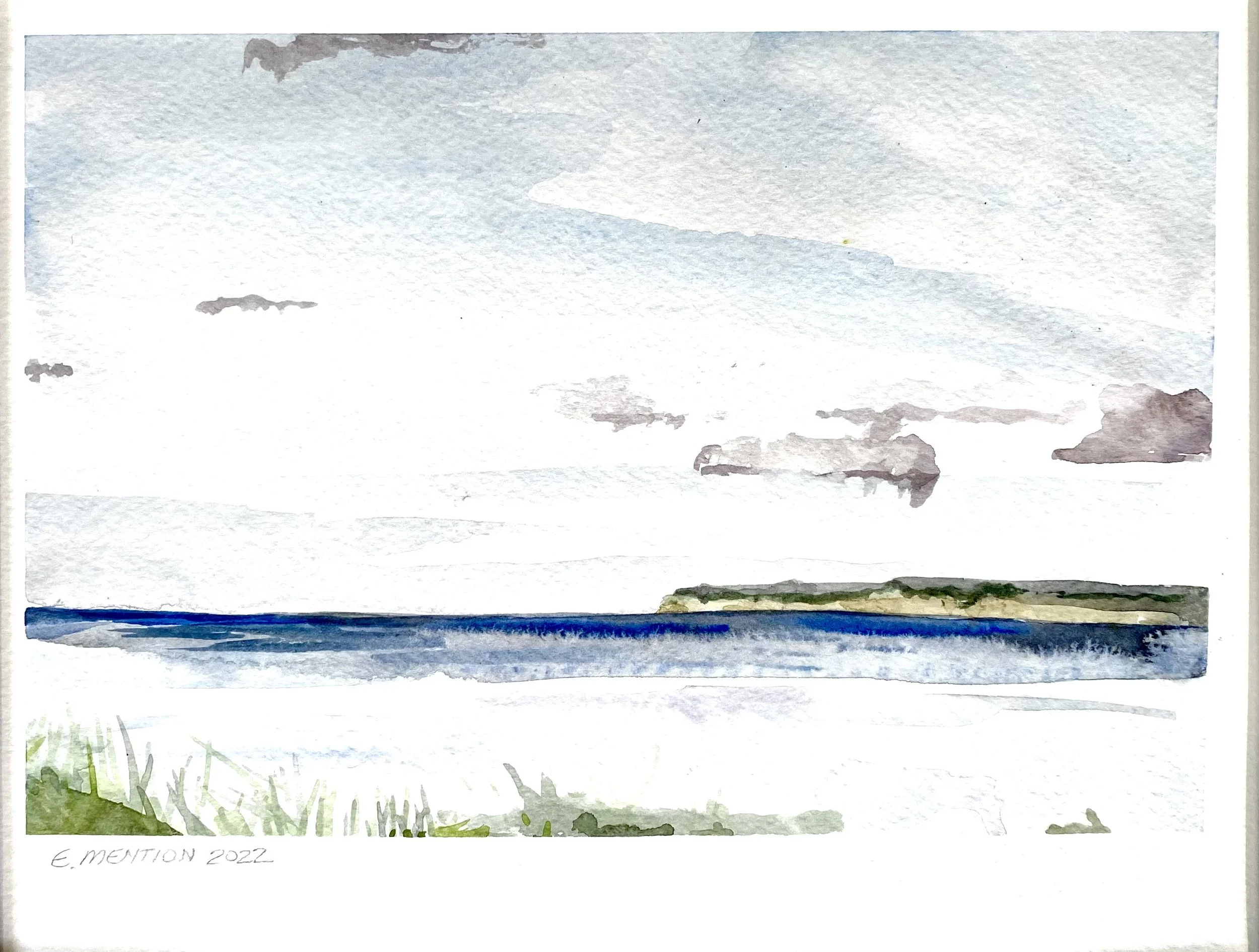 Across the Strait 7 1/2" x 9 1/2"