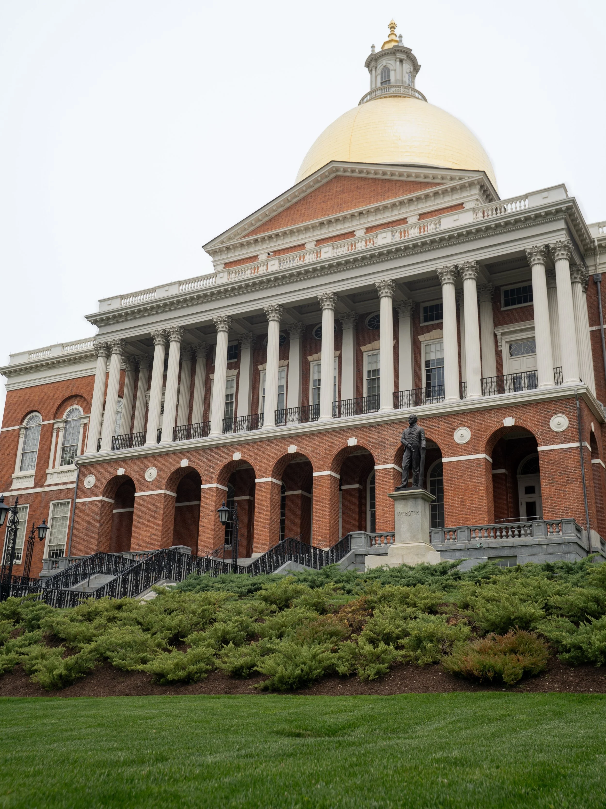 Introducing a mini series of photos from Boston along the Freedom Trail. The Massachusetts State House seen here is an iconic building that sits upon Beacon Hill. Sat upon the former cow pasture of John Hancock, this famous seat of the state governme
