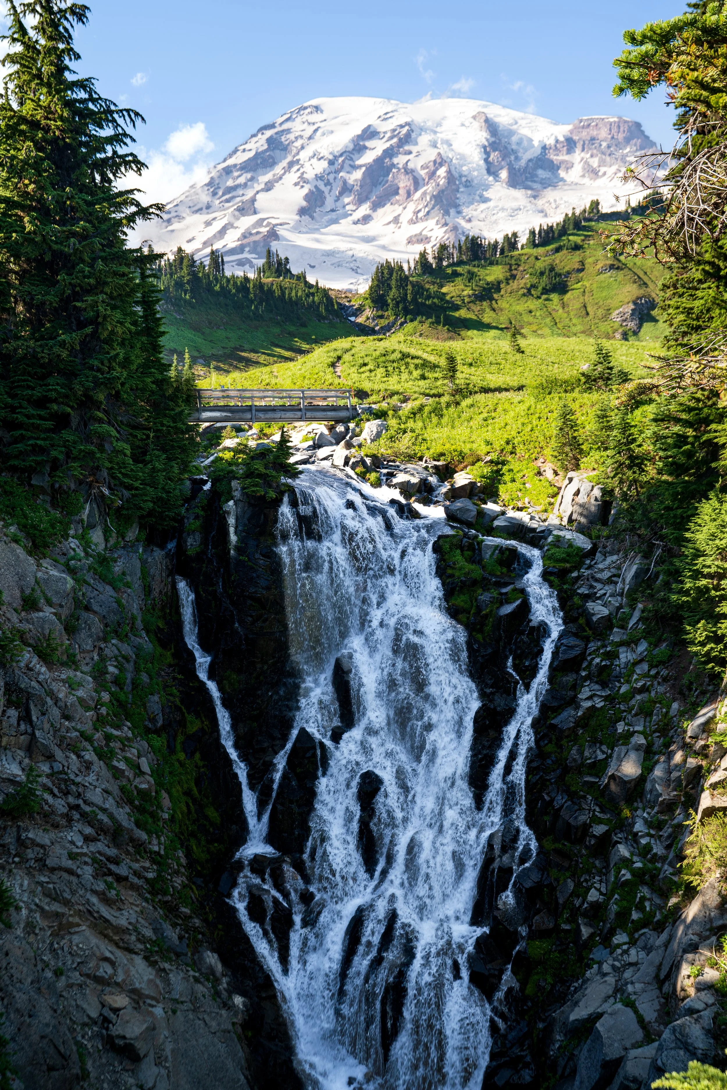 Myrtle Falls - Mt Rainier National Park - Ashford, Washington