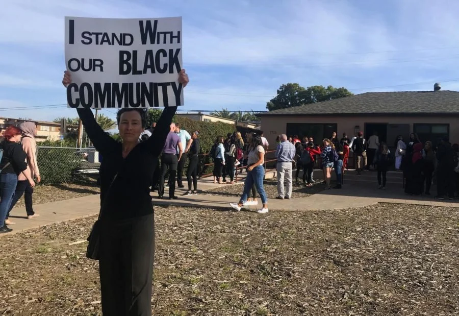 Black community, allies pledge to fight racism following break-in at Black Resource Center