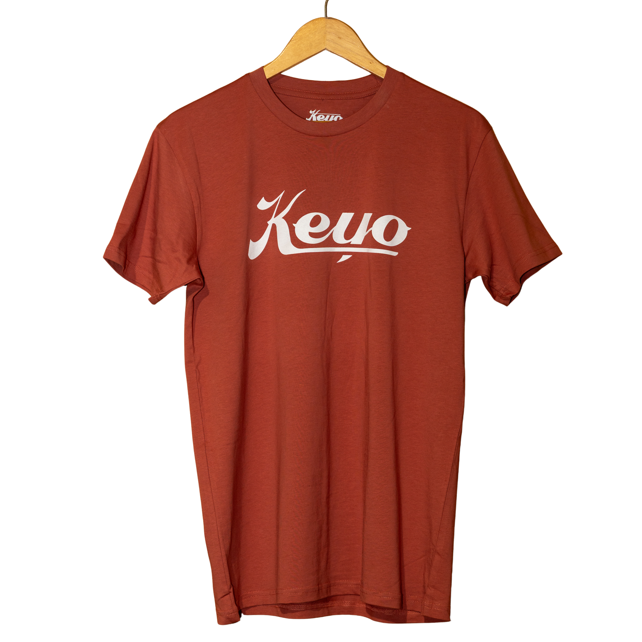 Keyo Traditional Script Tee - Washed Red