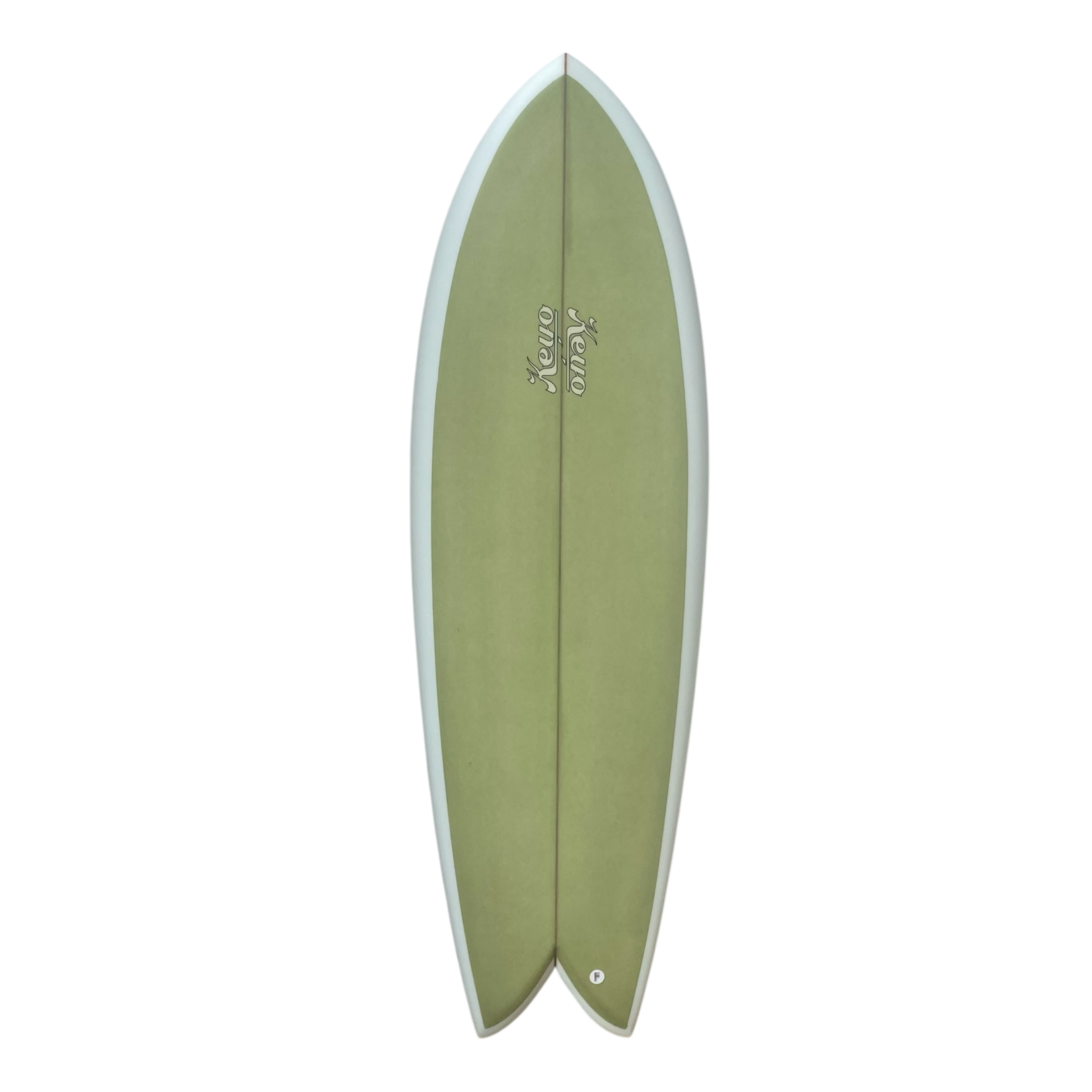 5'8" Traditional Fish - Olive Deck