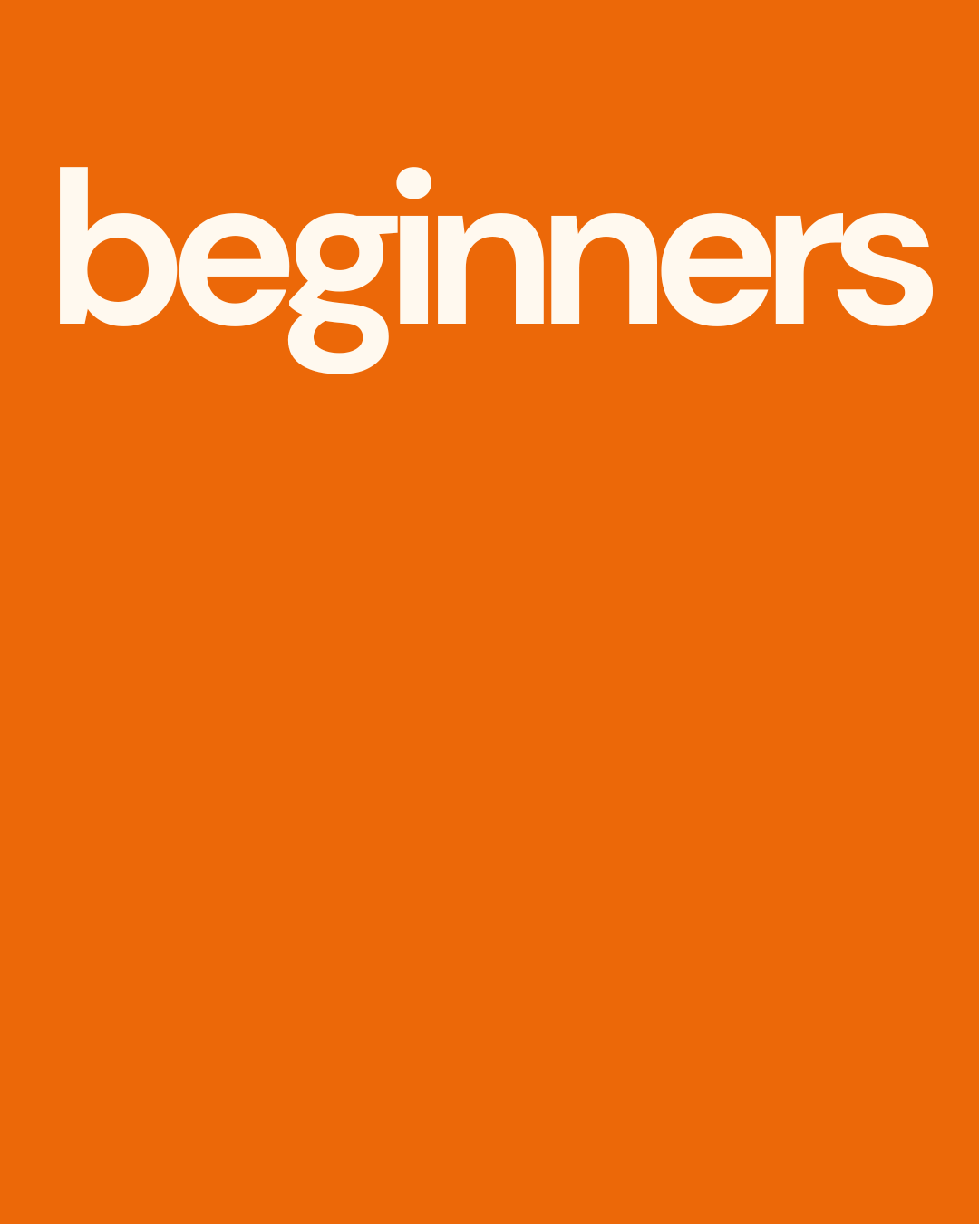 Beginner Classes