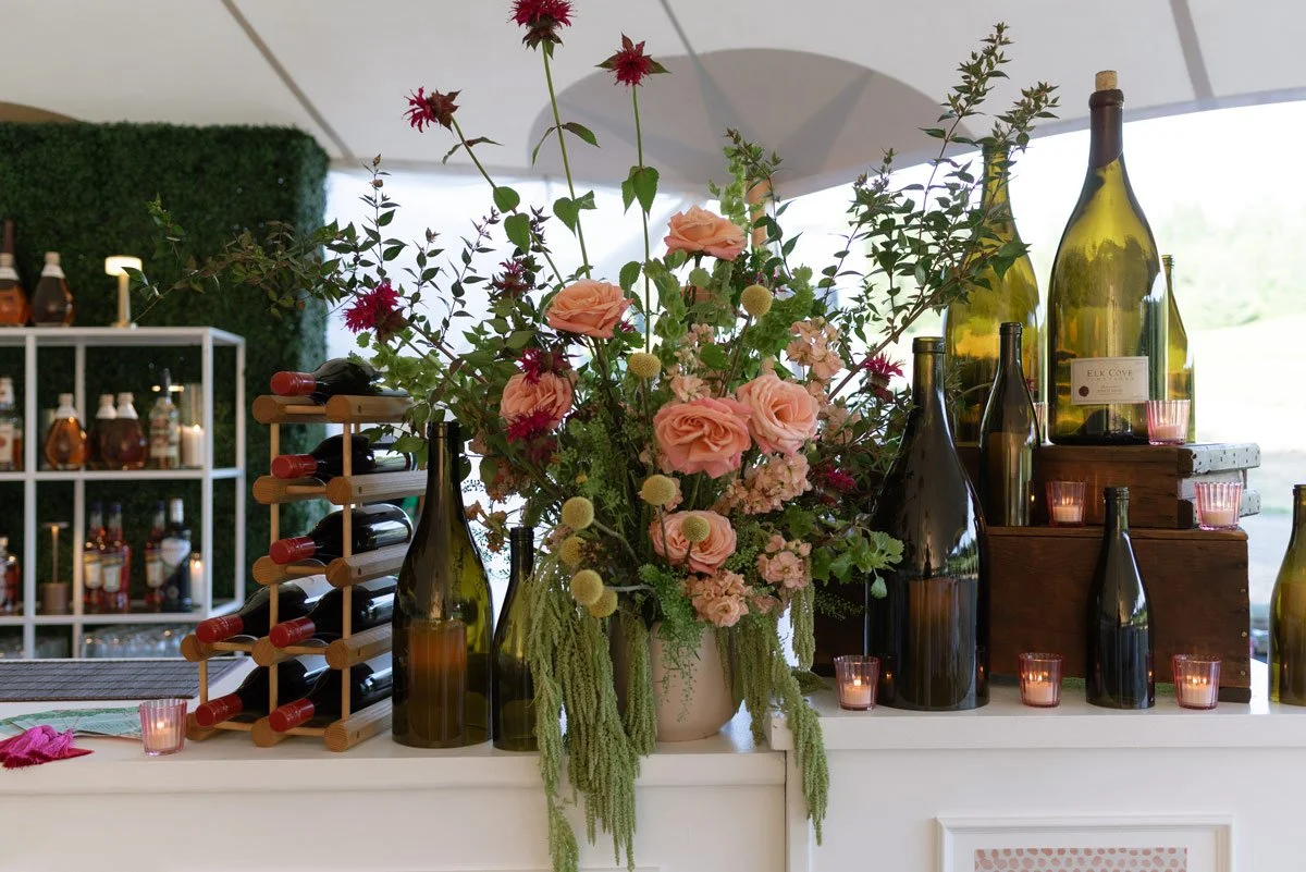 Amaro Bartending wedding bar set up