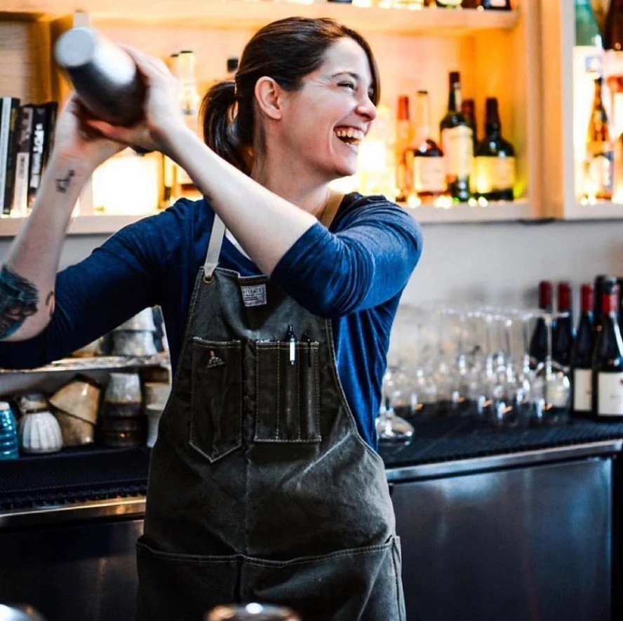 Bartender shaking drink for Palm Springs private event