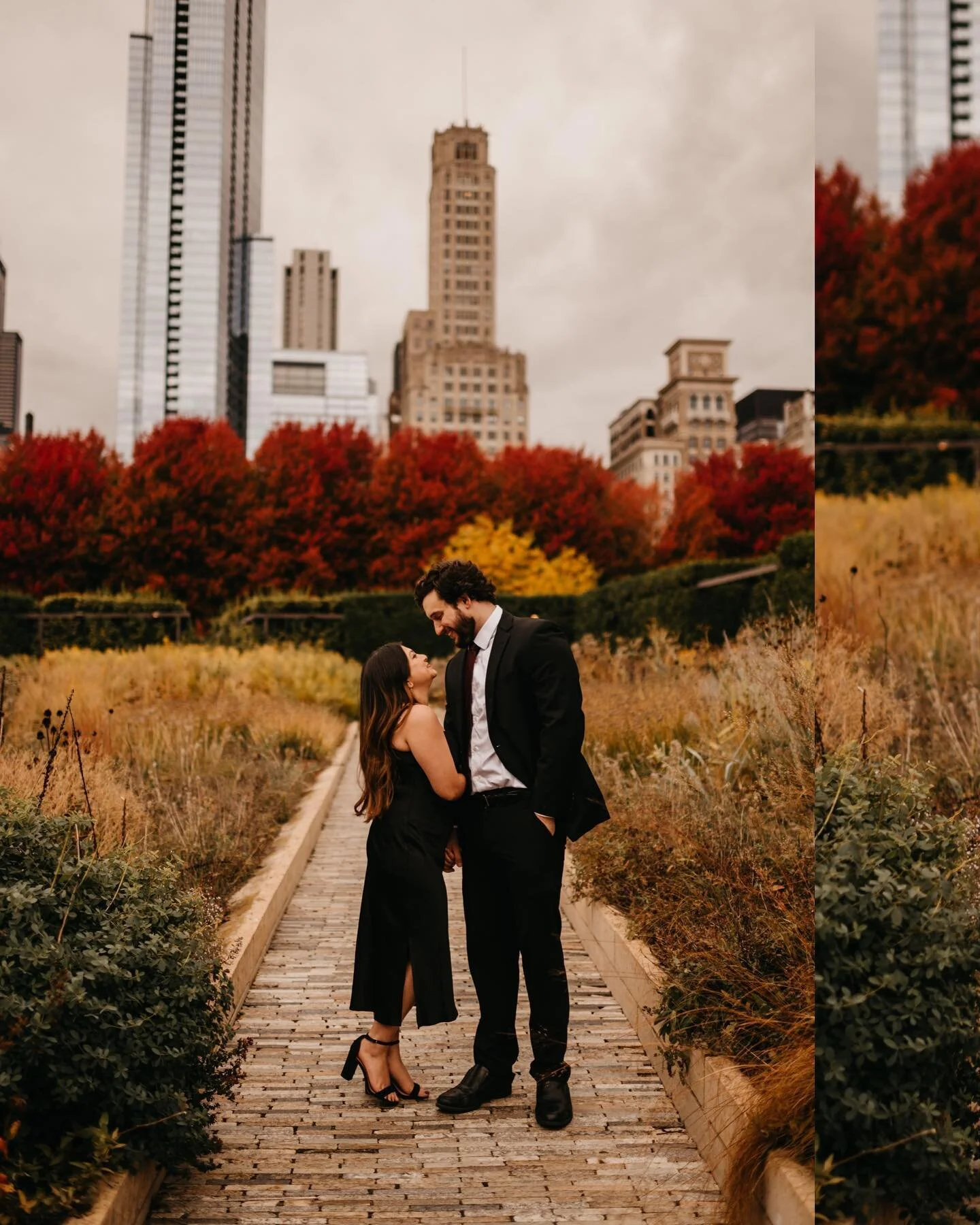 Niharika, Travis, &amp; sweet Roscoe. 🥰🥰 Such a joy capturing their lovely love. ❤️❤️