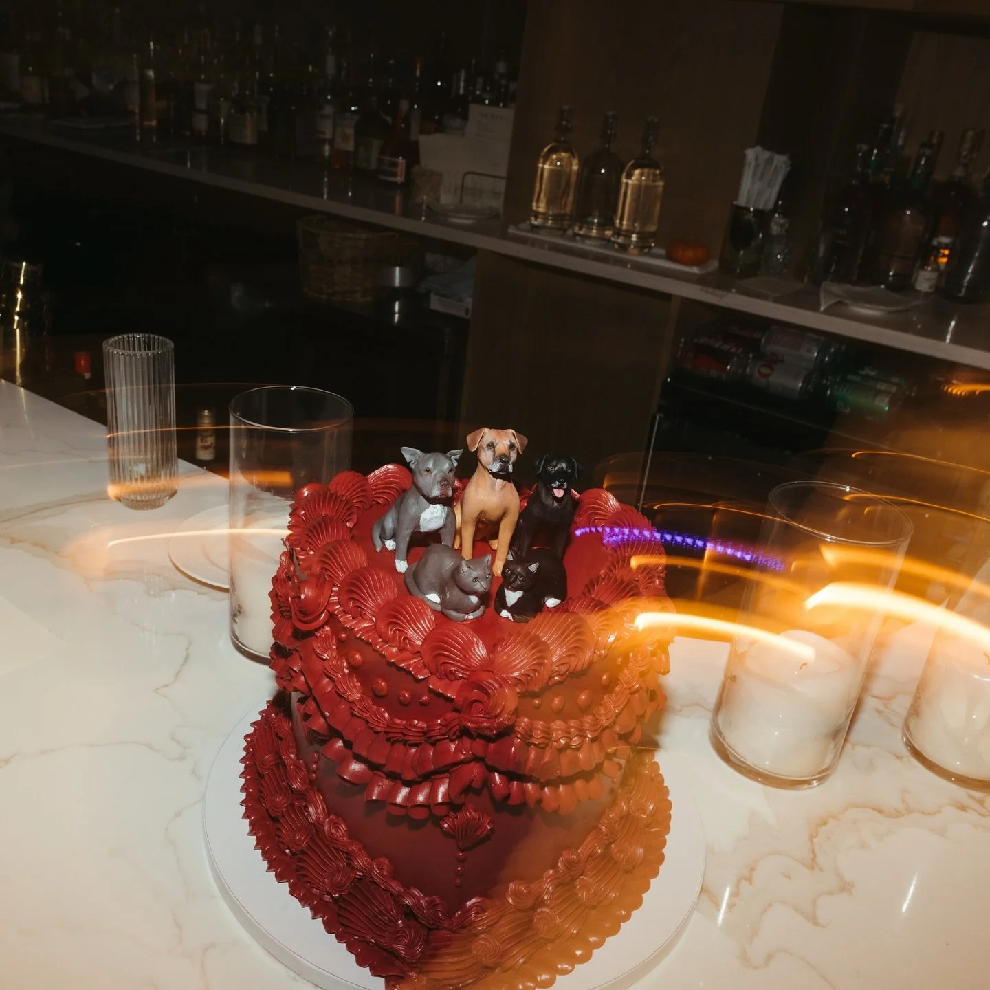 These cutie pet cake toppers deserve a post of their own .. more to come!