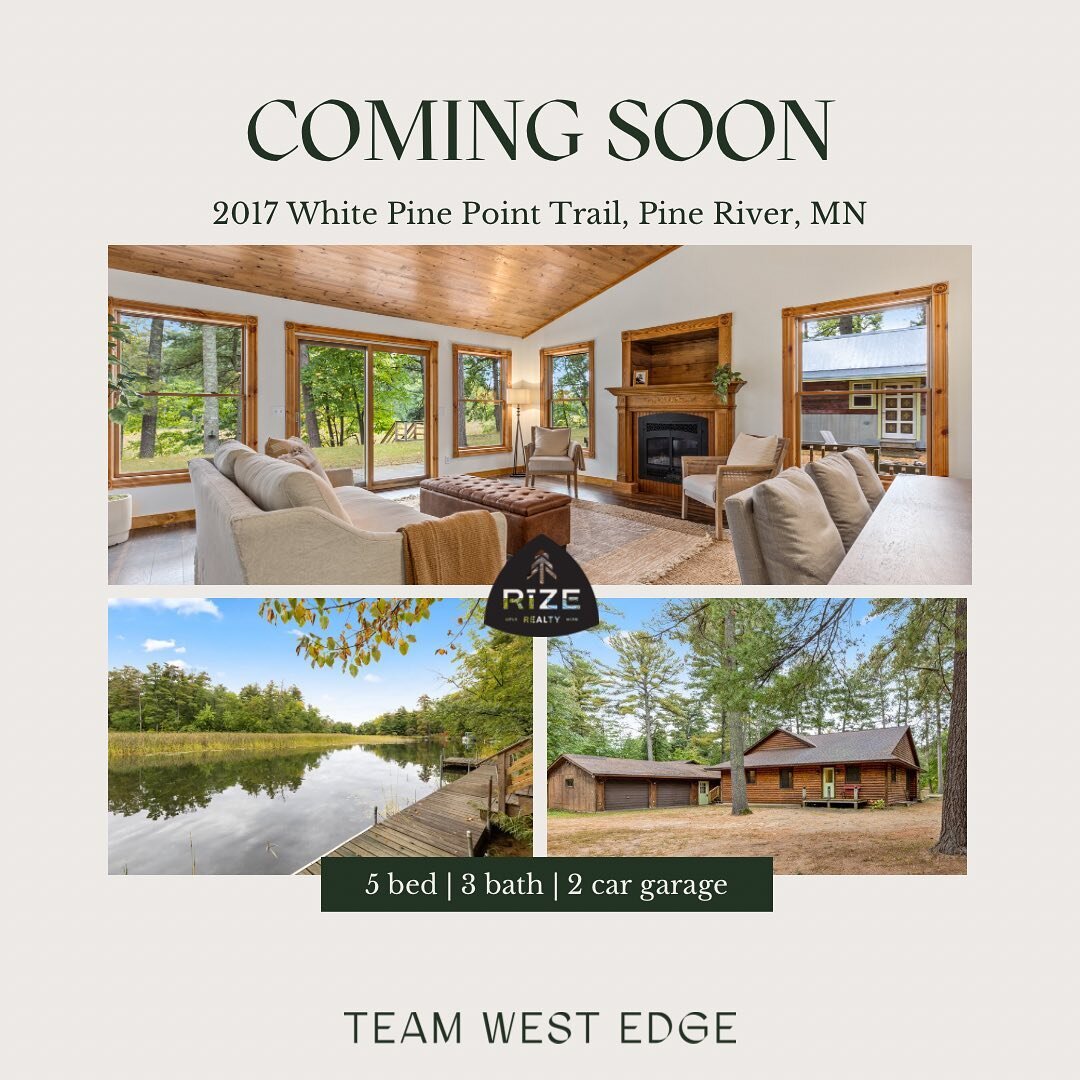 Stunning custom log cabin sitting waterfront on Pine River with dock included! Short boat ride to Norway Lake, a 500+ acre lake in the heart of Pine River. 

Perfect home away from home just 2.5 hours from the twin cities! 

Use the upper level and r