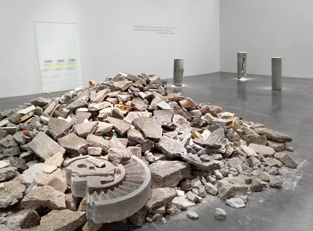 Eduardo Abaroa, Total destruction of The Anthropology Museum. 