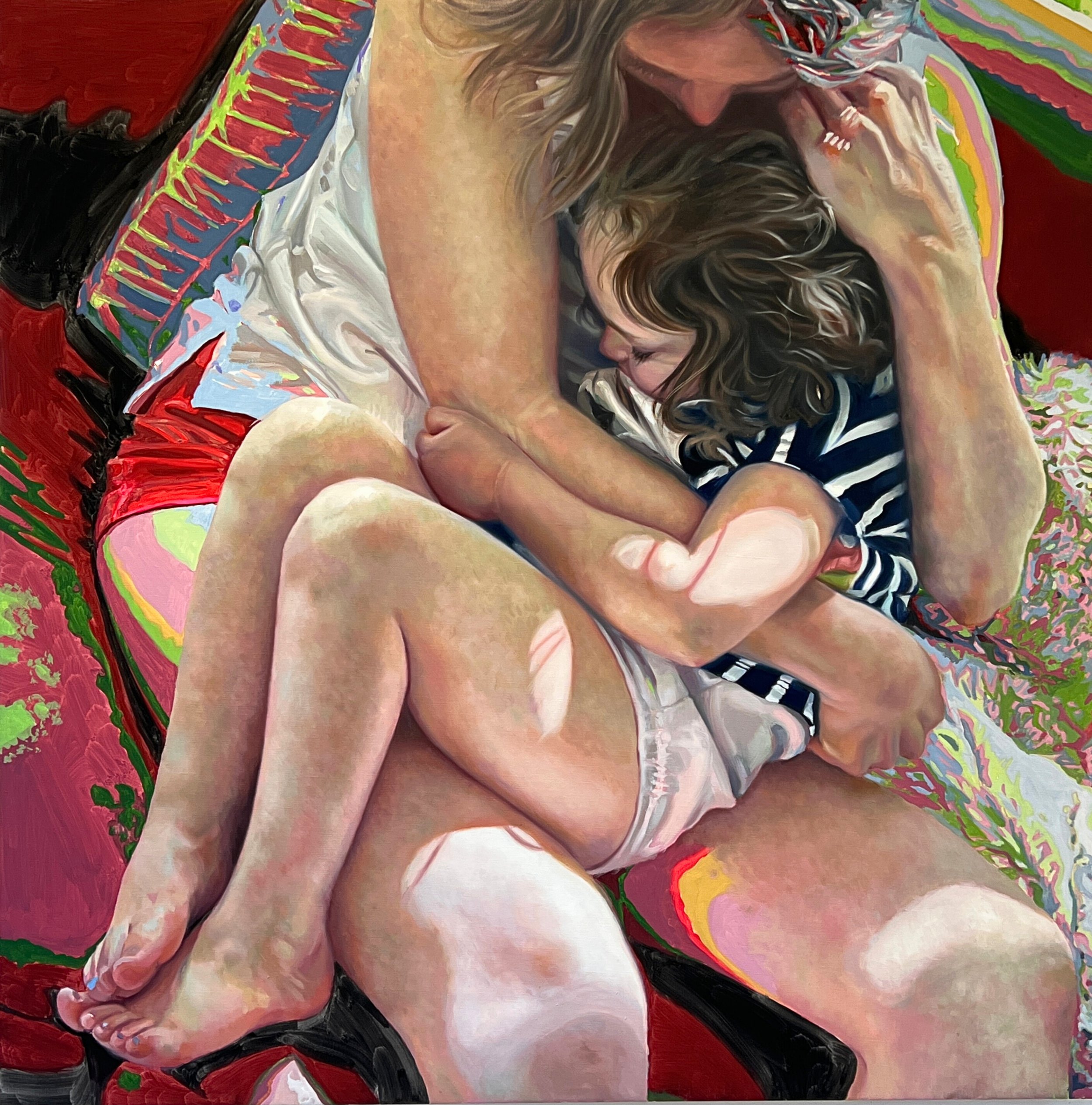 Entwined, 2025 | Oil on canvas 36 x 36"