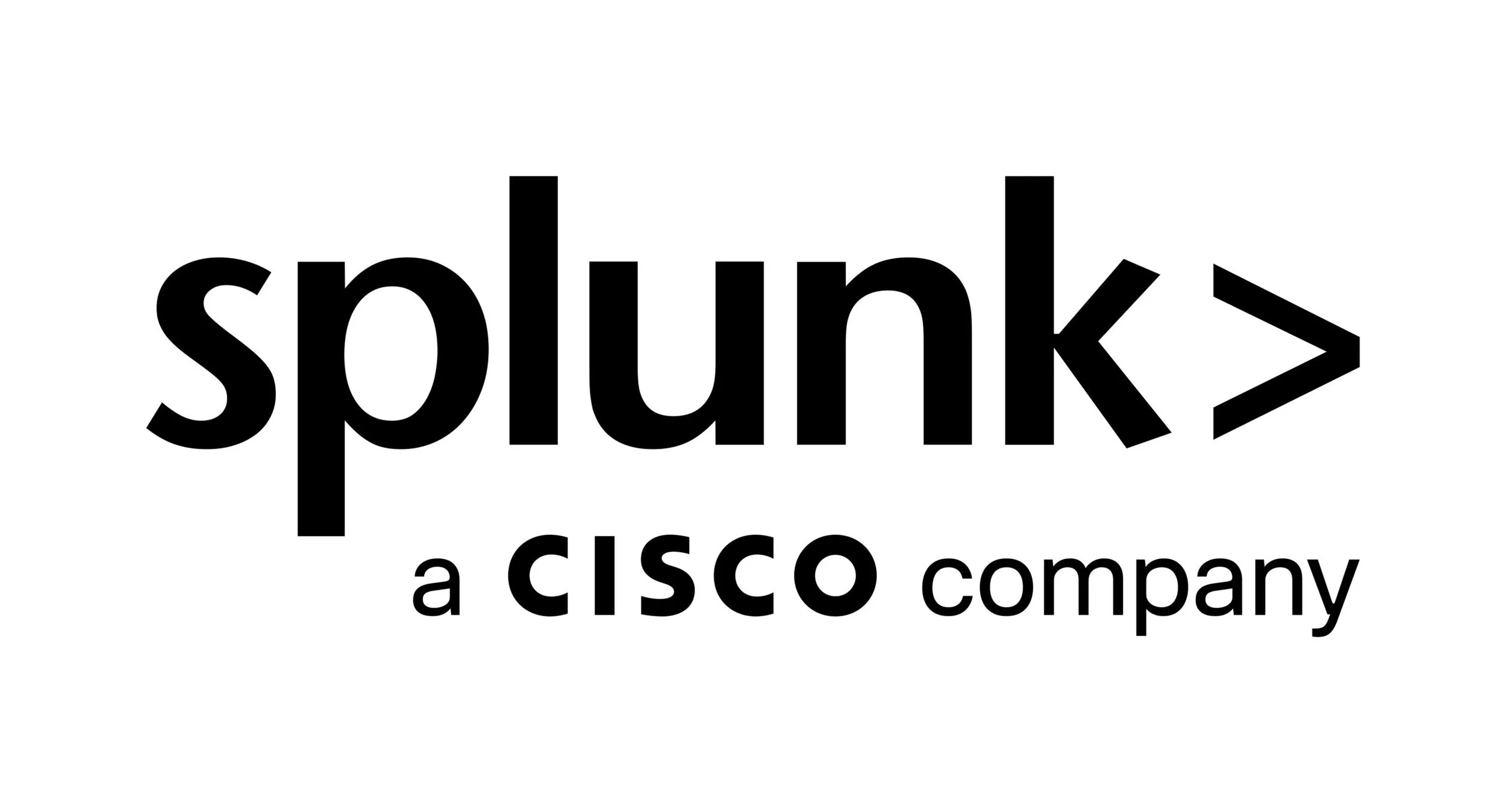 Splunk logo with the text 'a Cisco company' below.