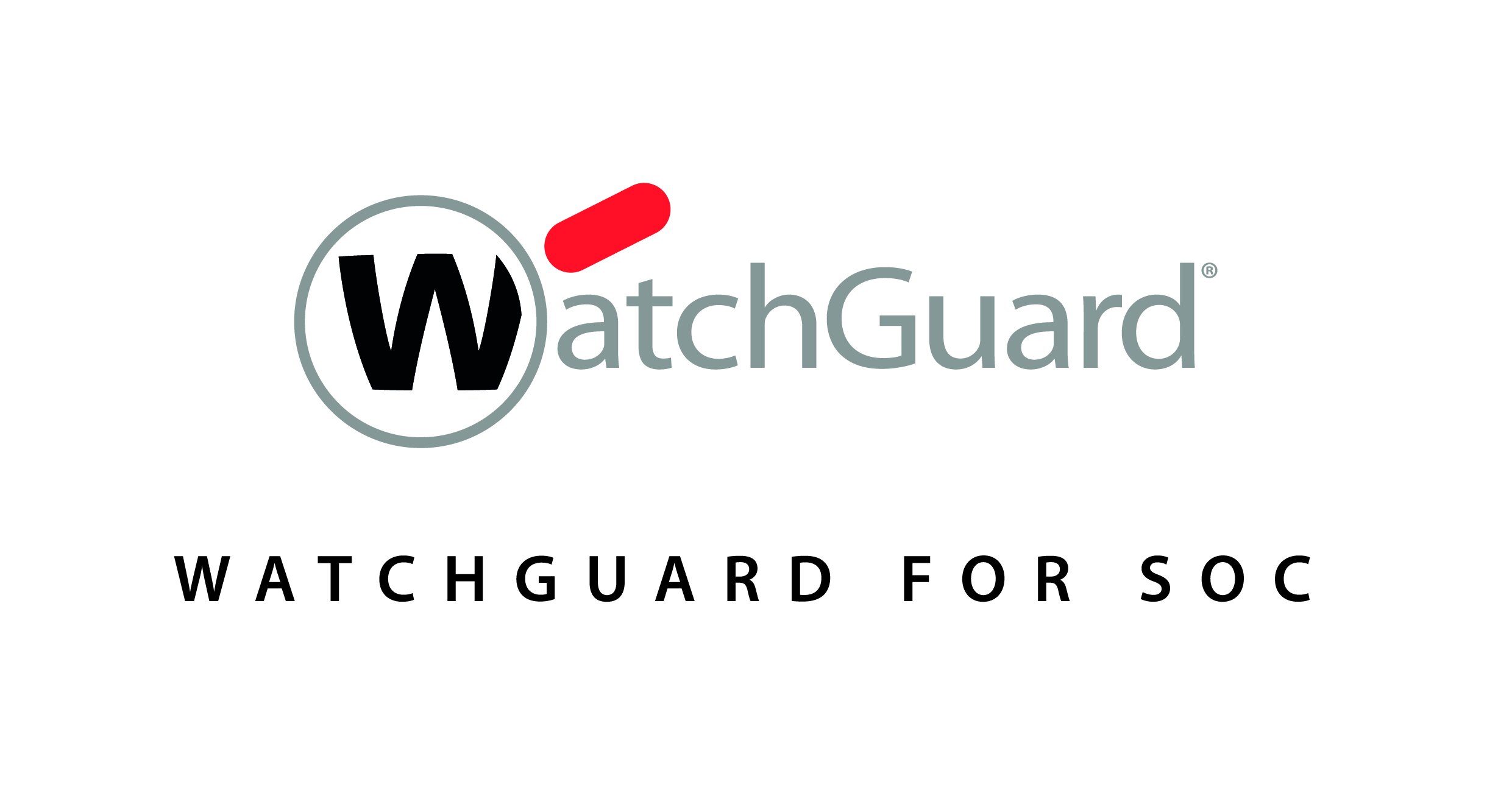WatchGuard logo with text reading 'WatchGuard for SOC'.
