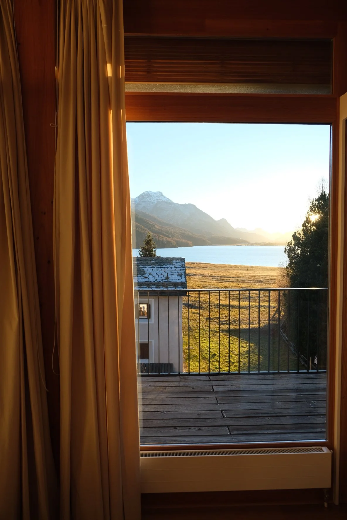 View on the lake and mountains