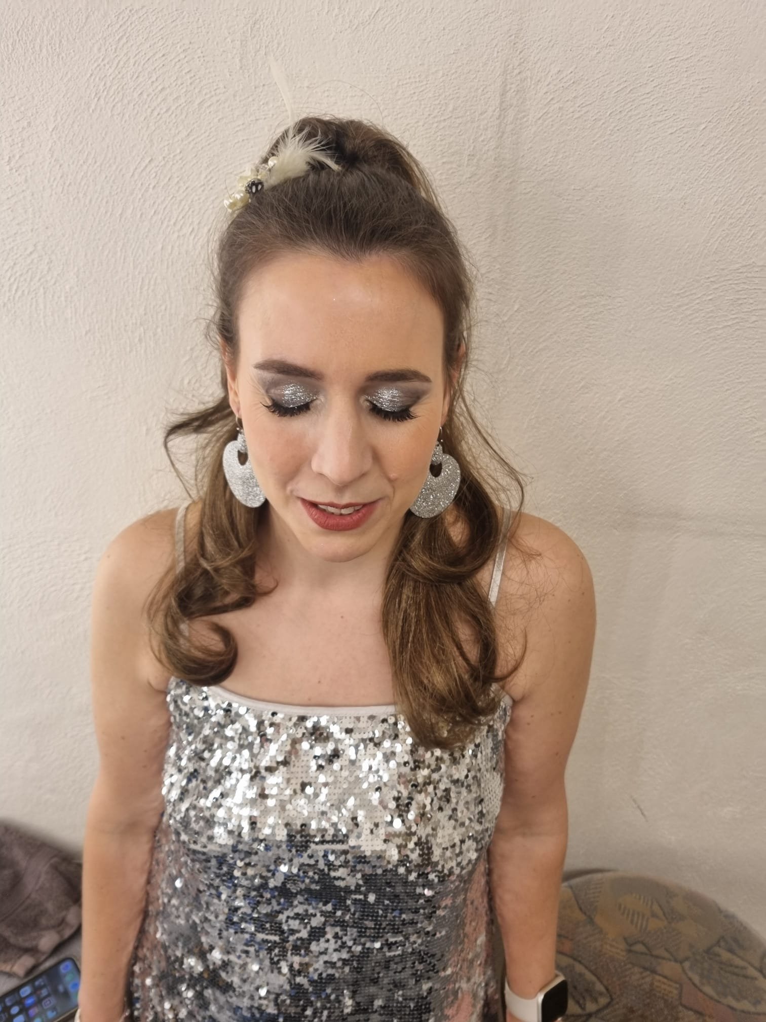 Disco feest make-up