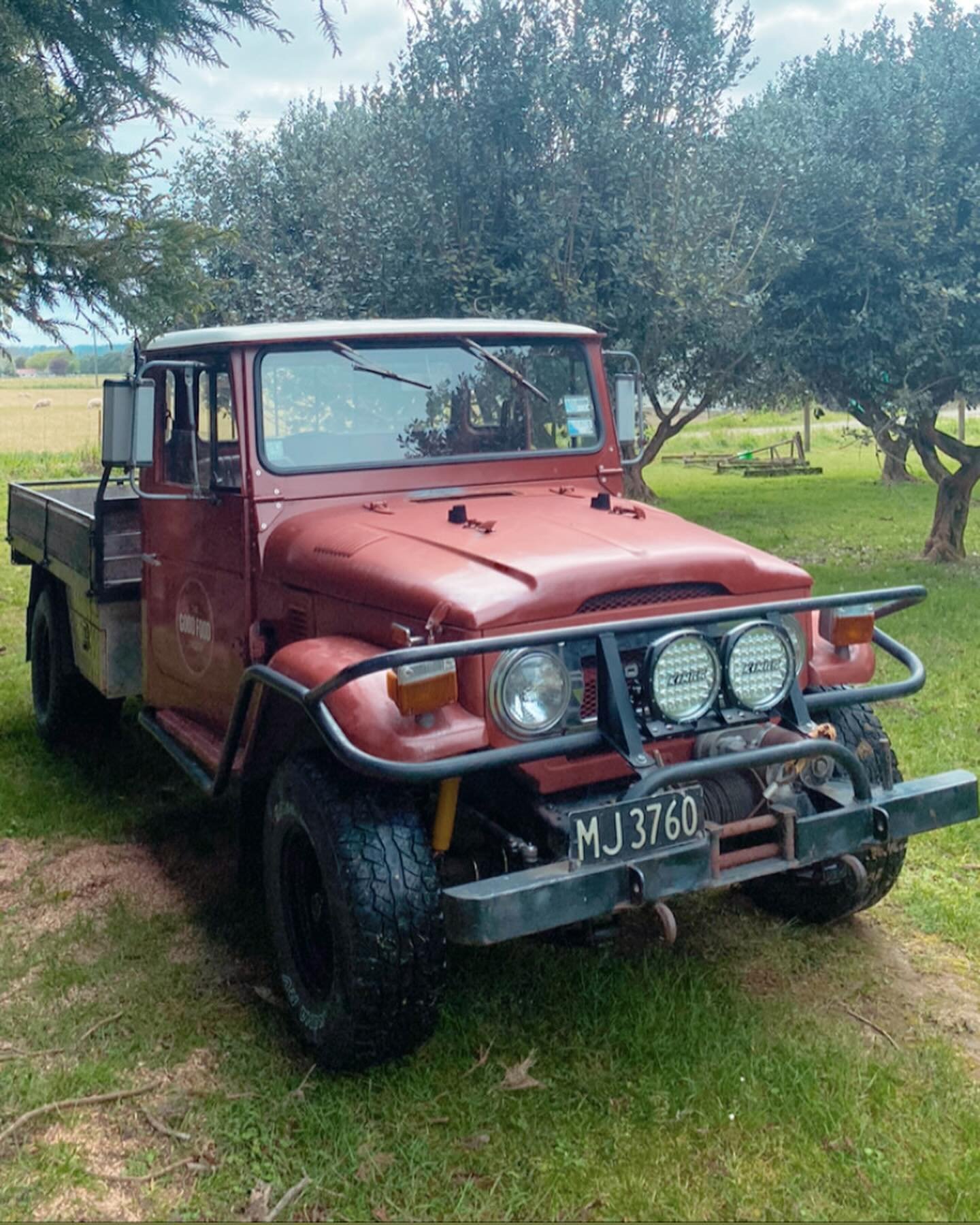 &ldquo;Where is the landcruiser?!&rdquo;
.
This is a question I&rsquo;ve been asked a bit this past season, and the answer is, off the road. Our 1975 Toyota landcruiser was showing its age and was having chassis issues, and normal old Toyota rust iss