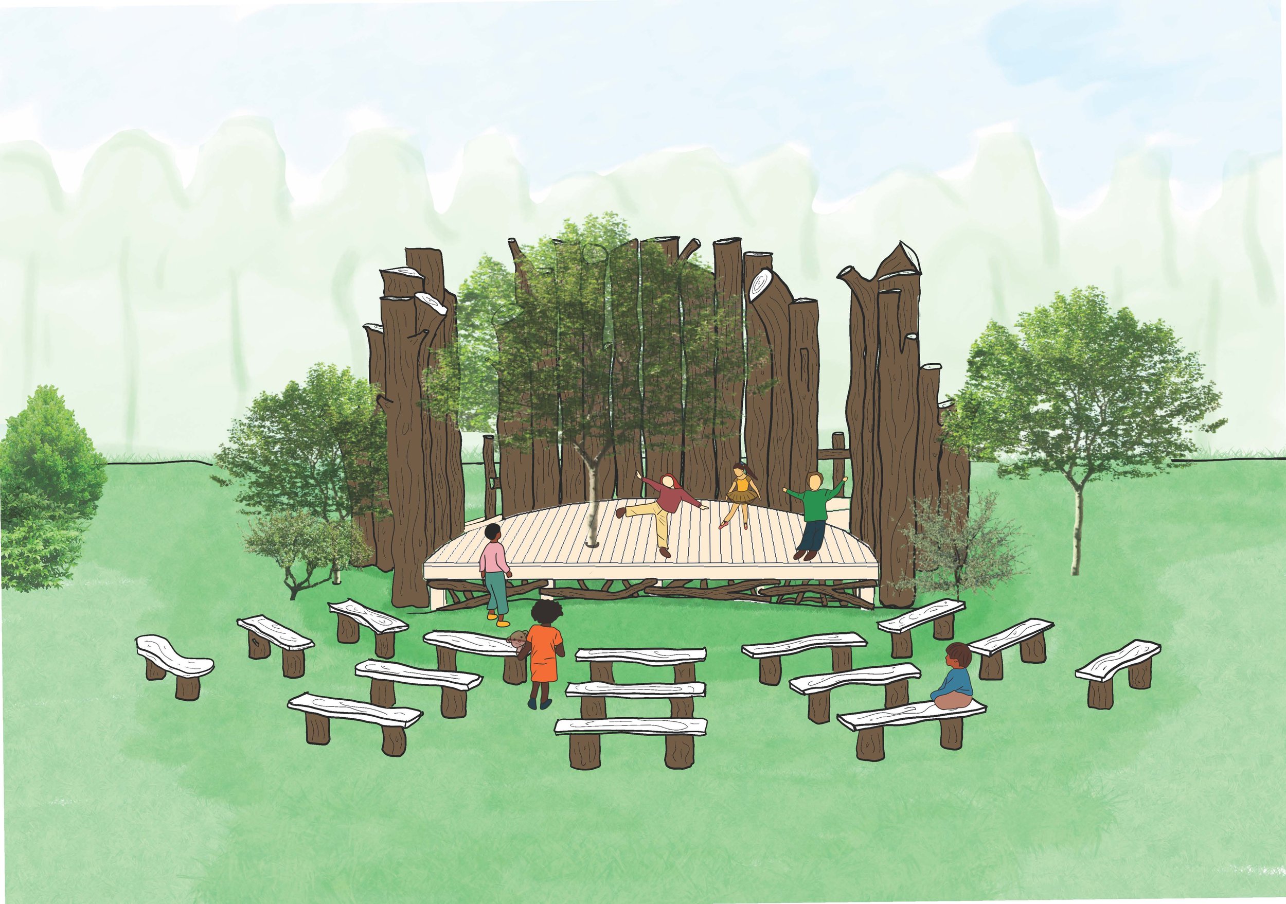 Calke Abbey National Trust, Calke Abbey (UK) - Outdoor play area for a national parc - In collaboration with Wildwood Uk, 2024