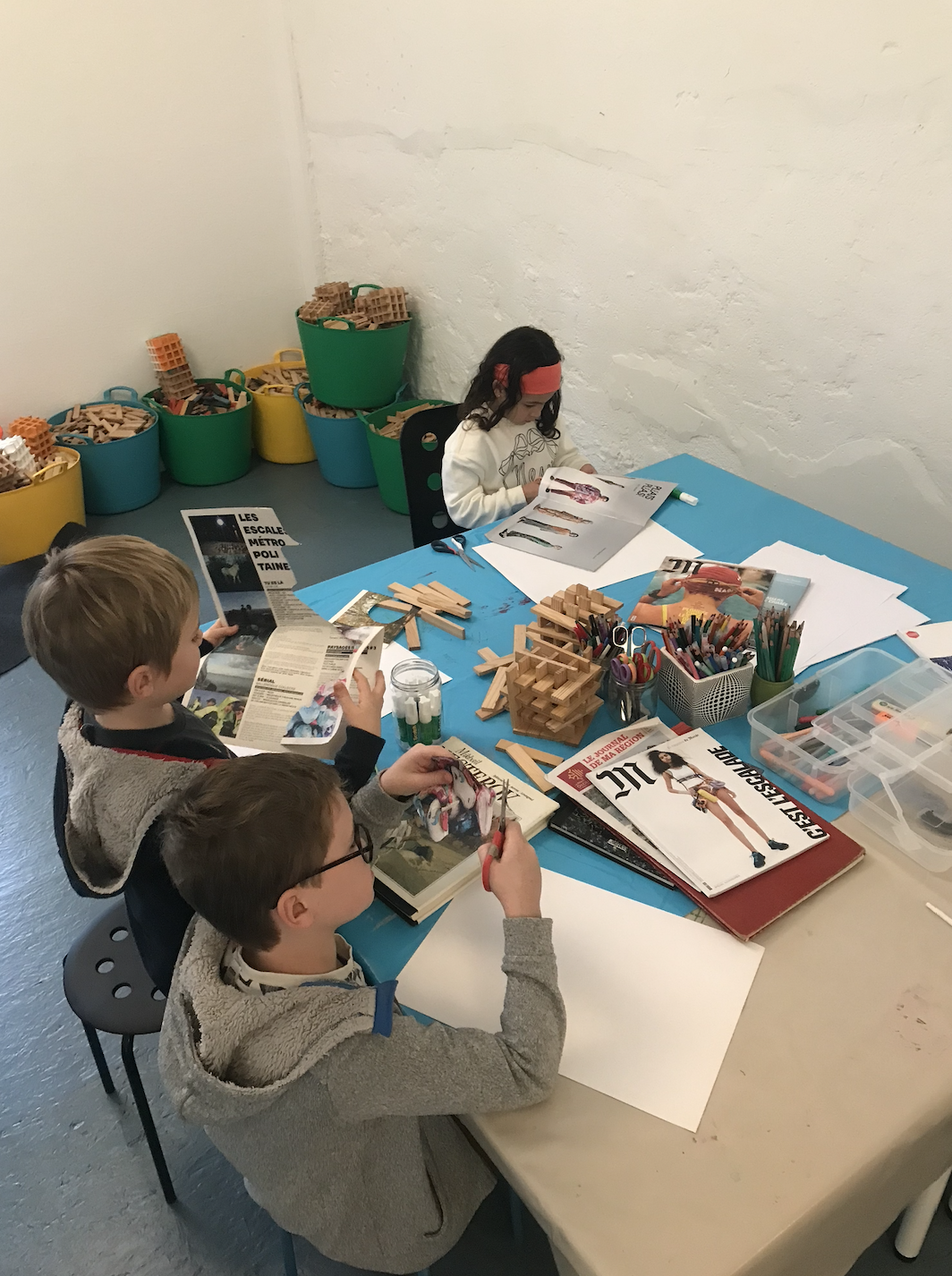 AFFICHE - A poster workshop for 7-12 years old - at Enfants Designers, Montpellier (FR), 2025