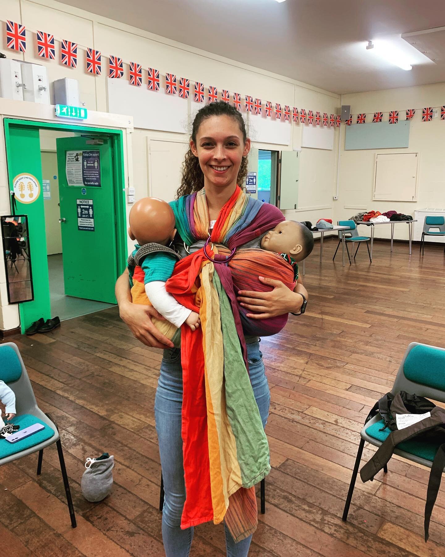 Yesterday we ran our first day of workshops and it was absolutely brilliant ❤️

This is a photo from our Tandem Carrying workshop, did you know that it&rsquo;s not just for twins? But also for siblings? 

This lovely lady has lots of experience with 