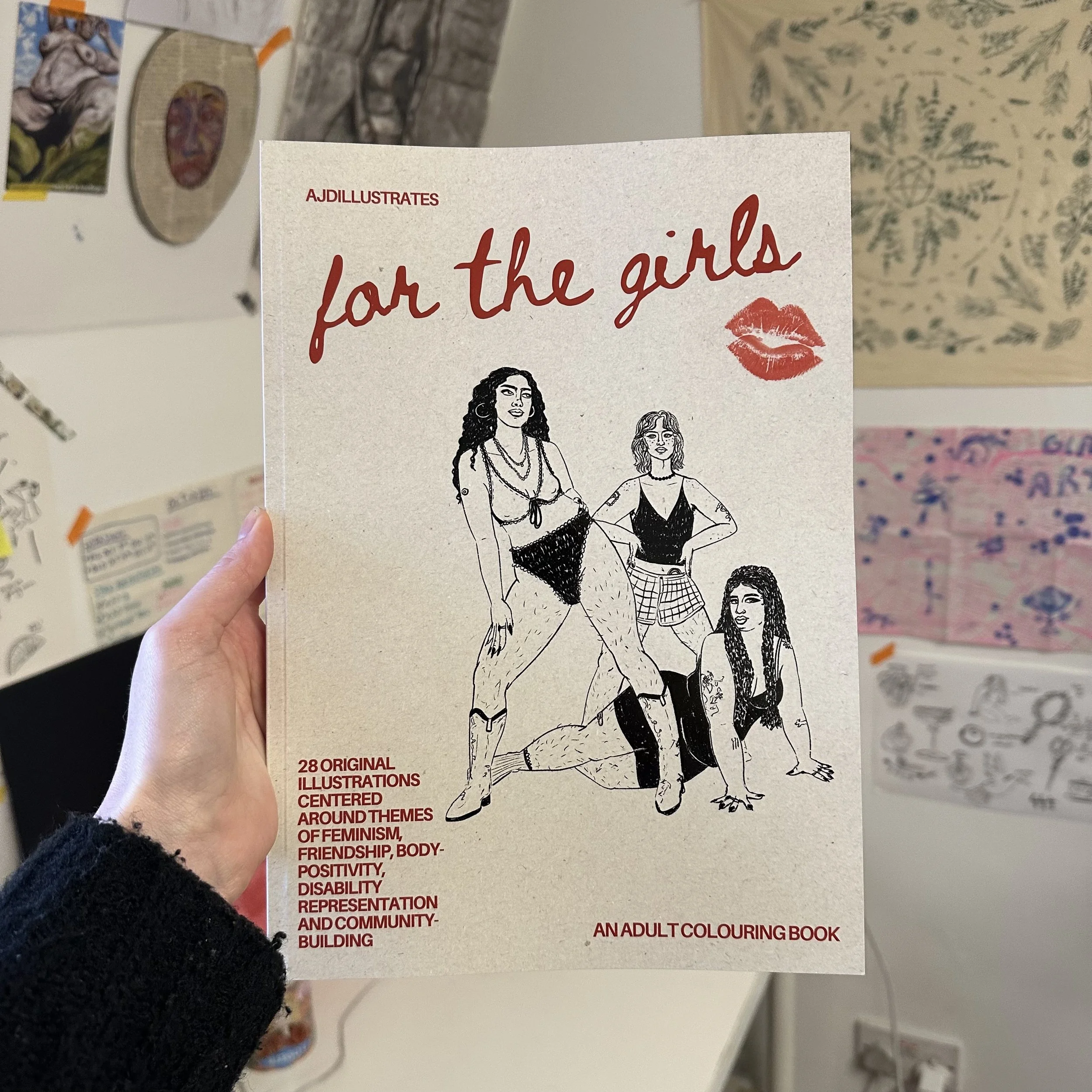 'For The Girls' Colouring Book