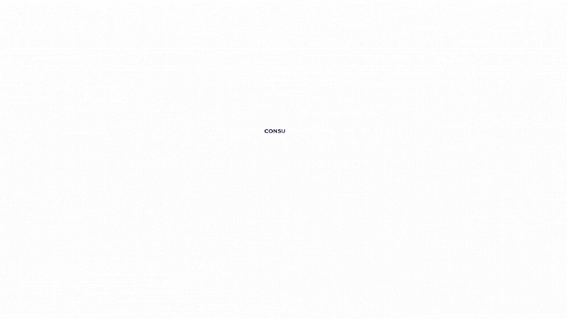 The image contains a logo with the word 'CONSU' in blue text on a white background.