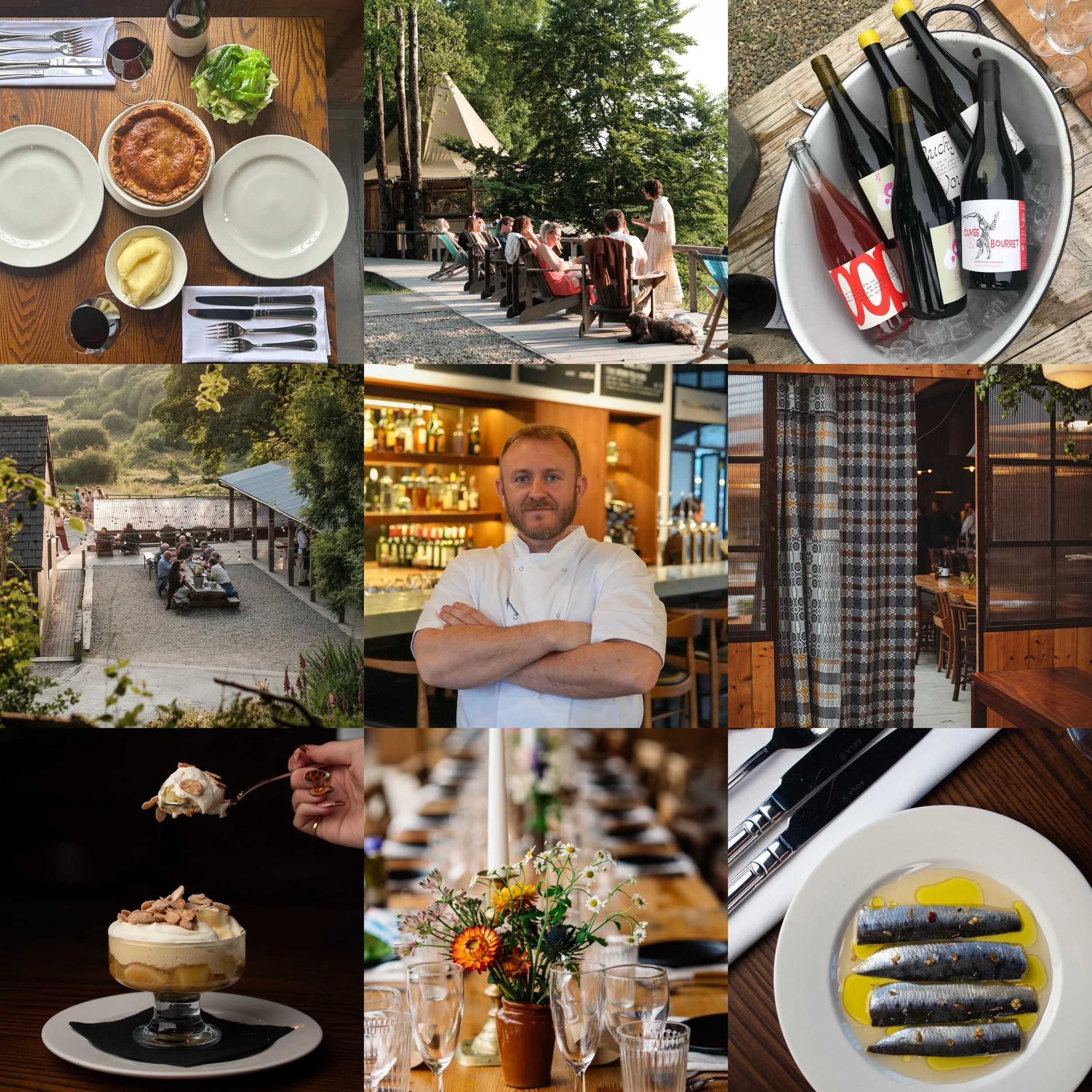 Jonathan Woolway at fforest farm