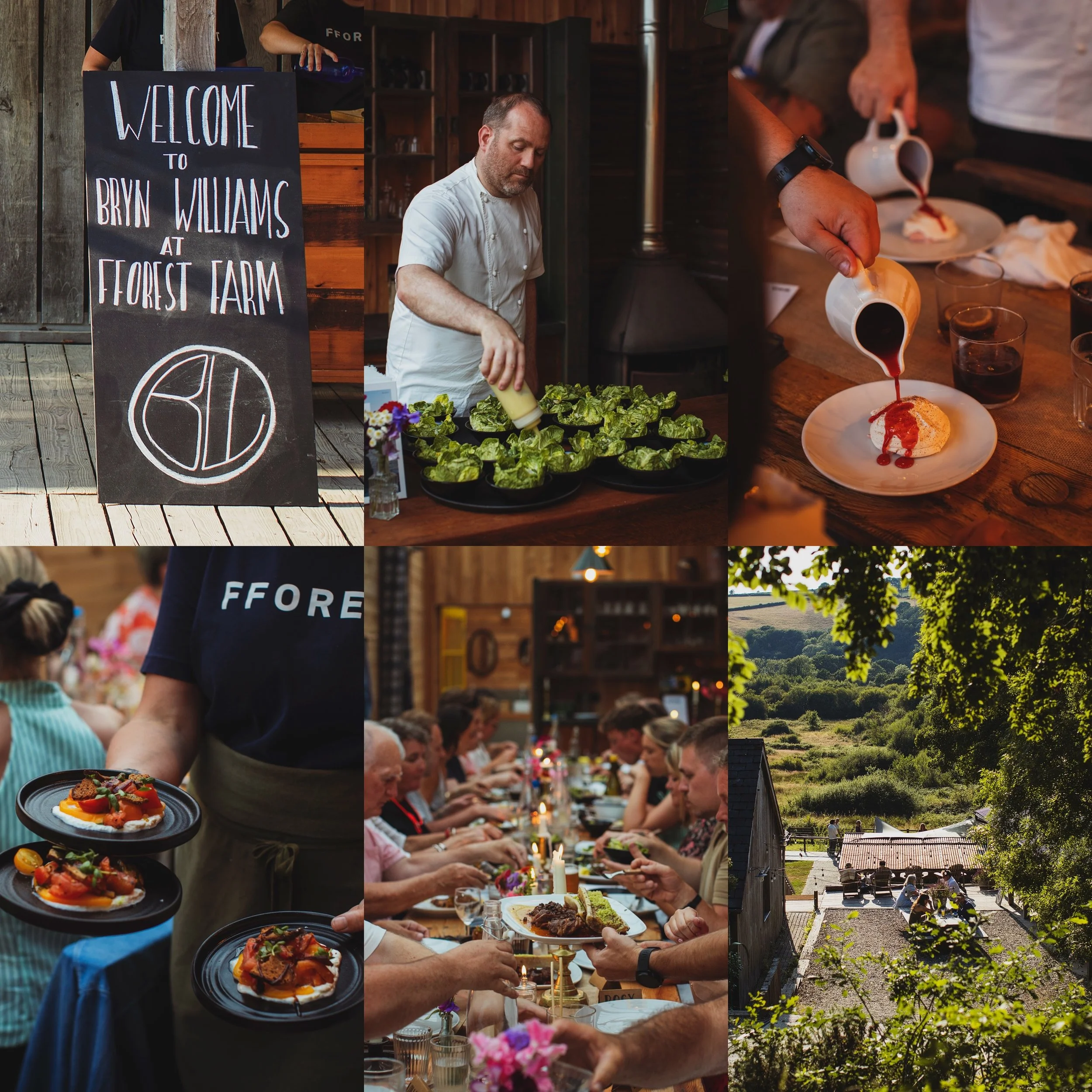 Bryn Williams at fforest farm