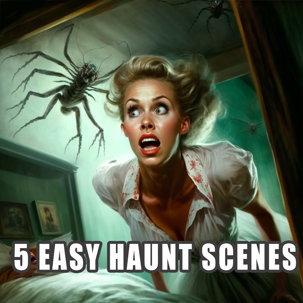 &quot;Get a head start on the spooky season and plan the ultimate haunted house! 🎃👻 With Halloween still months away, now is the perfect time to brush up on your haunting skills. And we've got you covered with our top 5 easy haunt scene ideas that 