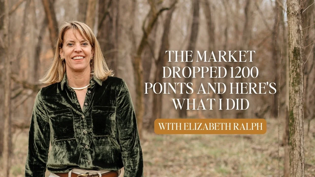 The Market Dropped 1200 Points and Here's What I Did