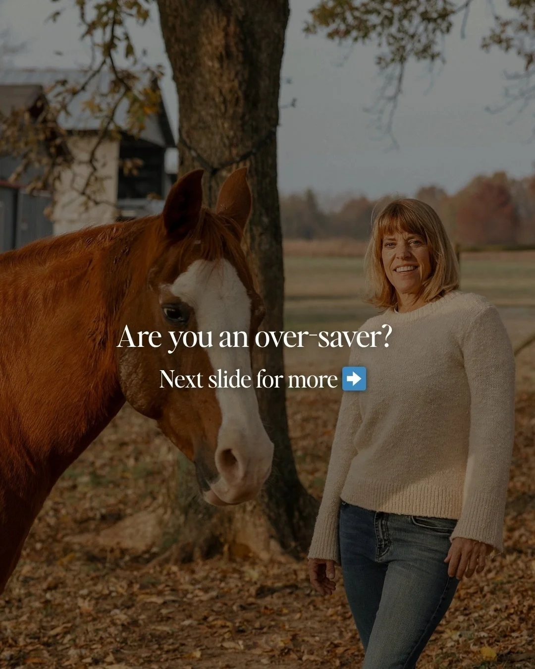 Why are overs-savers often the most afraid of money?

Because when we believe something can be taken away, we fear it. That feeling of never enough is a self-created problem and saving more doesn&rsquo;t solve it. 

The real question: are you in mone
