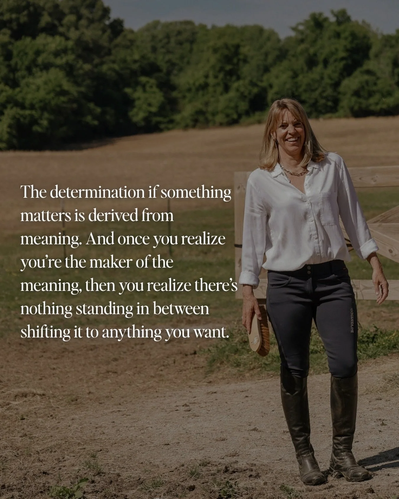 Why do we make meaning out of things that don&rsquo;t actually matter, and what changes the moment you understand this?