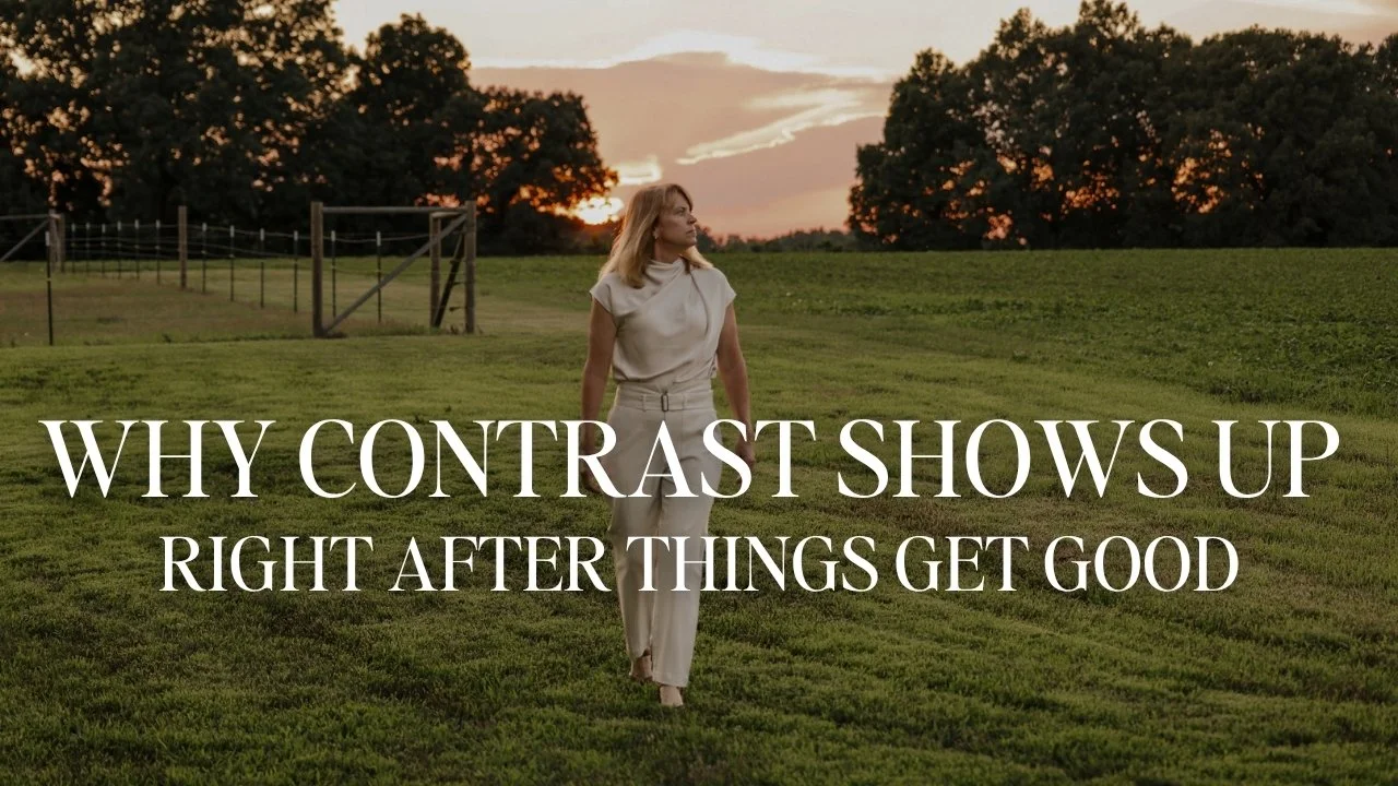 Why Contrast Shows Up Right After Things Get Good
