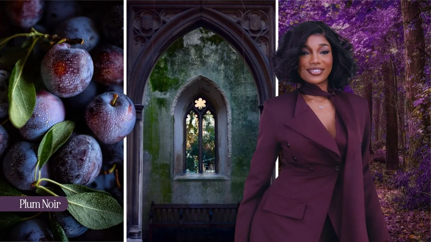 Moody Fall 2026 lifestyle-brand campaign featuring candlelight, old books, dark teal accents, plum tones and textured knitwear.