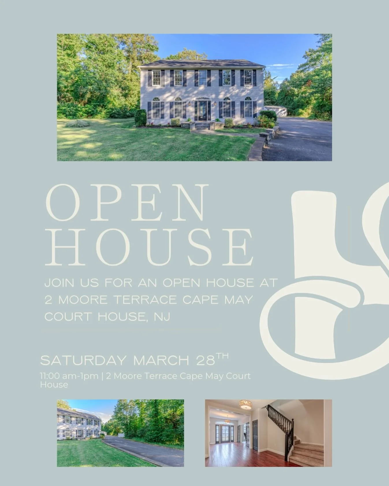 Imagine your next chapter starting here&hellip;

📍Join us for an open house at 2 Moore Terrace Saturday, March 28th | 11&ndash;1PM

Walk through, explore the space, and see what life could look like in Cape May Court House.

Join us in person or com