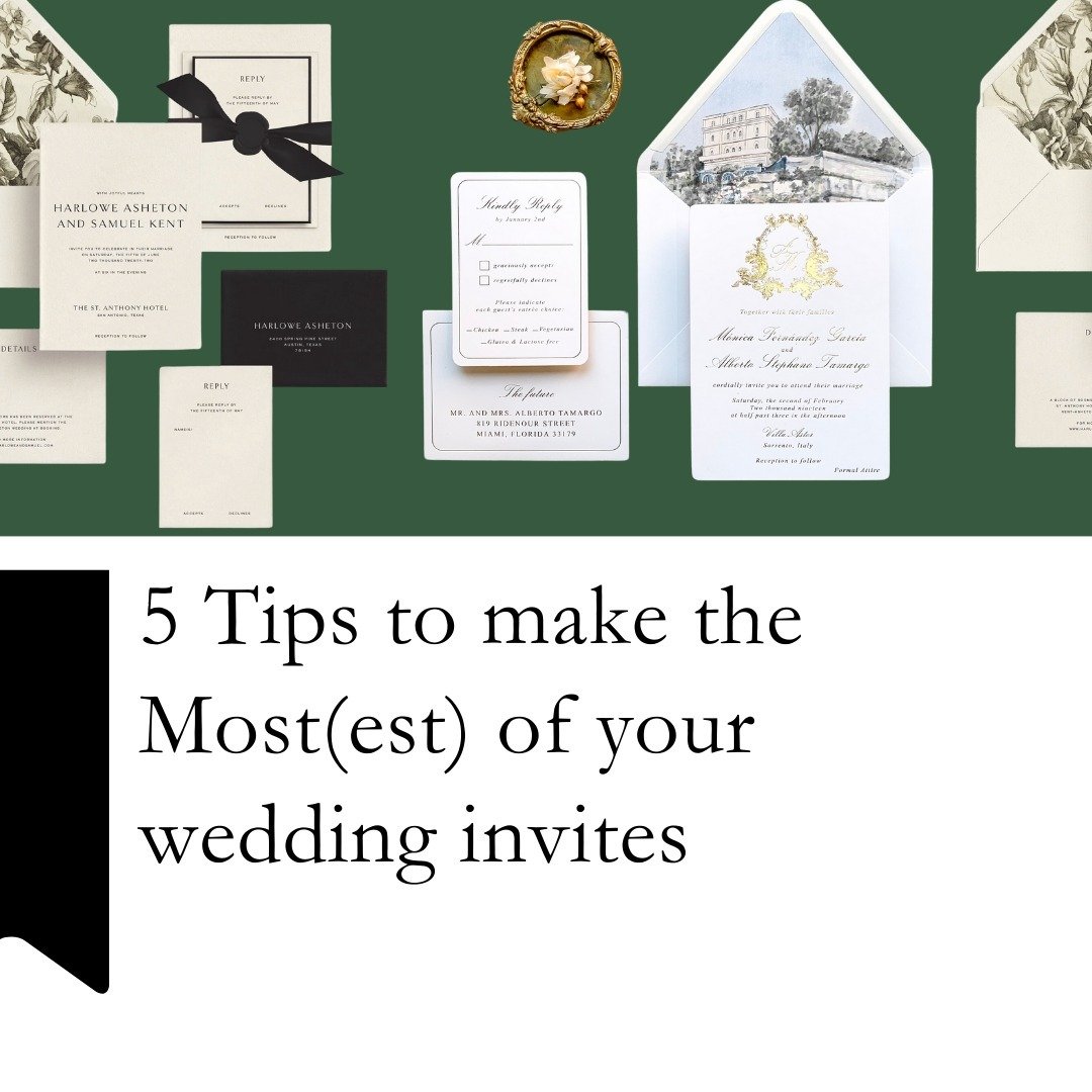 You have the guest list, now it's time to invite them! We put together some tips to make it even easier 📩