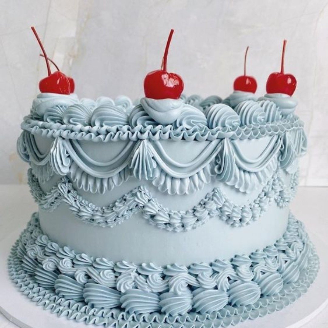 Anyone else just scroll through blue cakes on Pinterest....no? Just us? Well - enjoy!