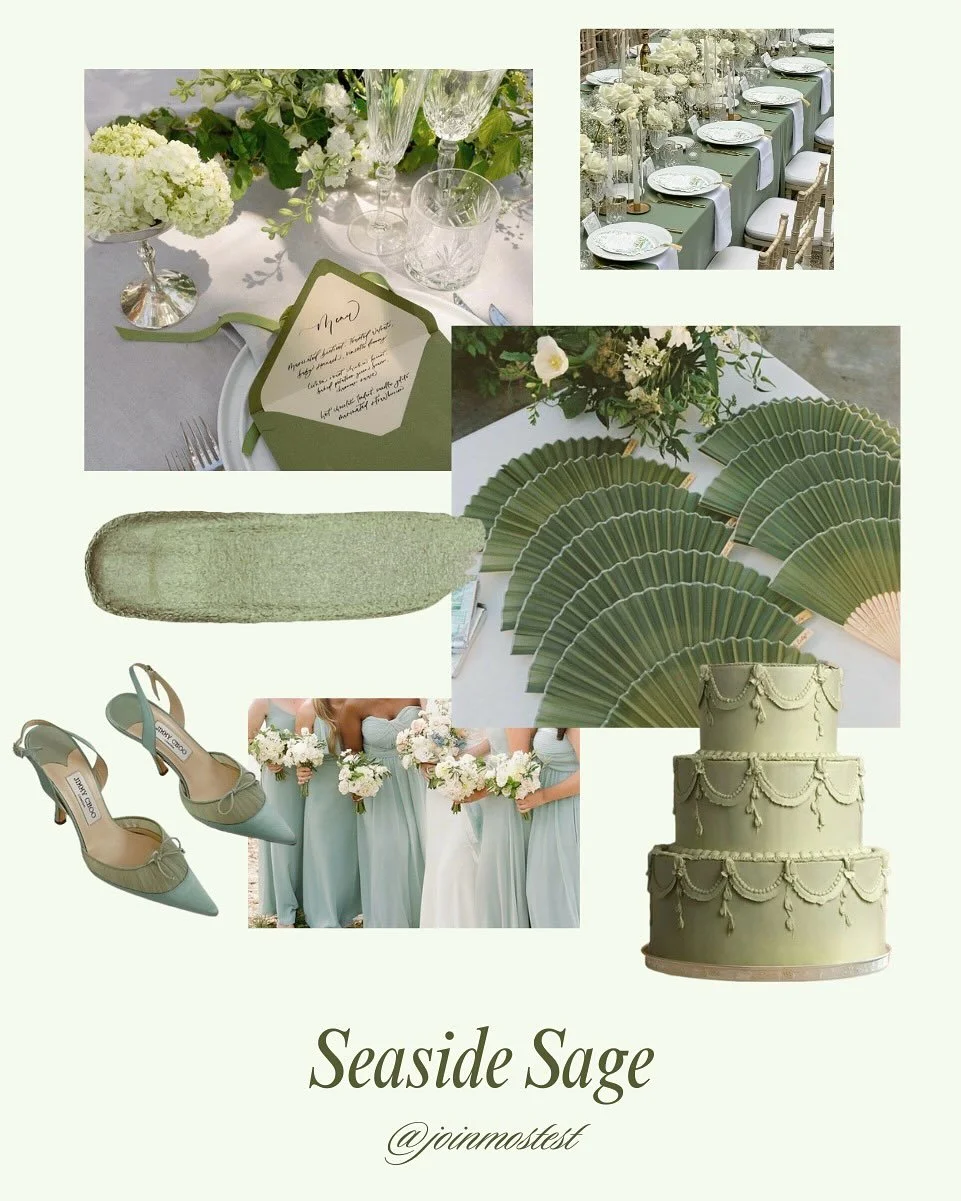 Summer brides, this one&rsquo;s for you☀️ From golden hour glam to coastal cool, here are four dreamy palettes to inspire your perfect day. Which vibe are you claiming?

#2025brides #summerwedding #weddingplanners #weddingfloral #bridetobride #coasta