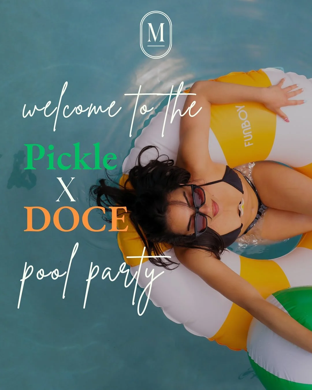 Here&rsquo;s how we brought the @shoponpickle x @docemezcal pool party to life 💚🧡 From floaties to florals, Mostest made a splash with every curated detail. Your go-to for elevated events, parties, and everything in between✨

📸: @madixgoldman 

#b