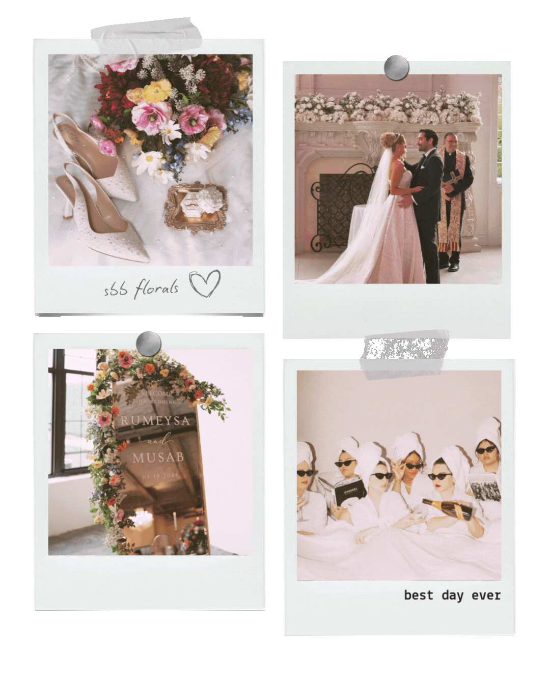 Keep the memories, rent the flowers, let Mostest handle setup.