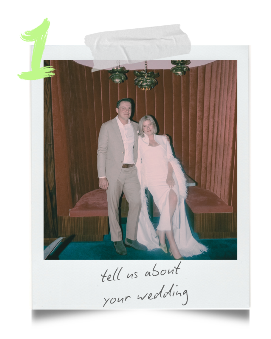 Step 1: Tell us about your wedding