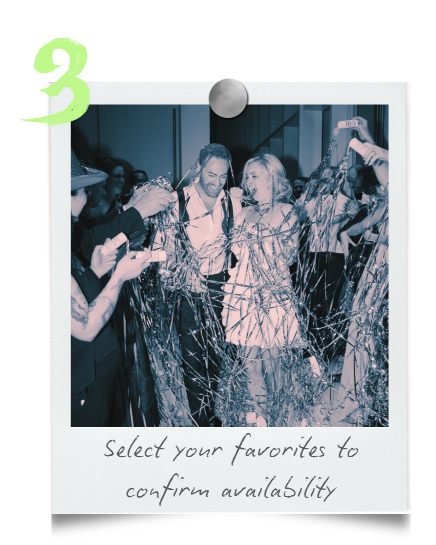 Step 3: Select your favorites to confirm availability