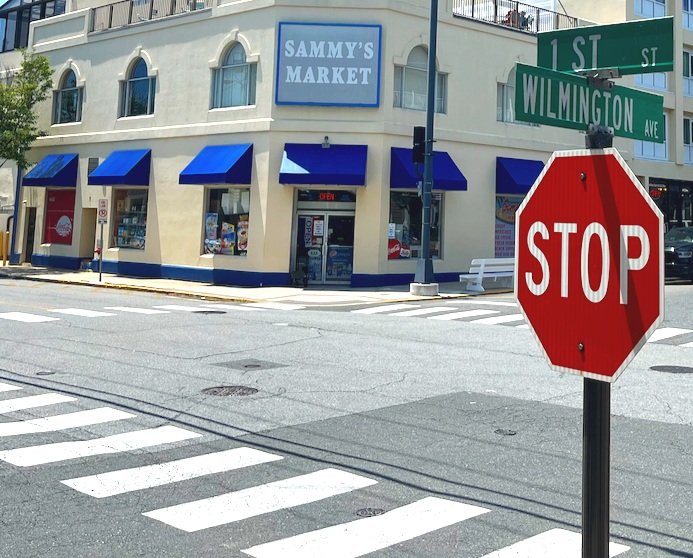 Sammy's Market at the corner of First Street and Wilmington Avenue in Rehoboth Beach